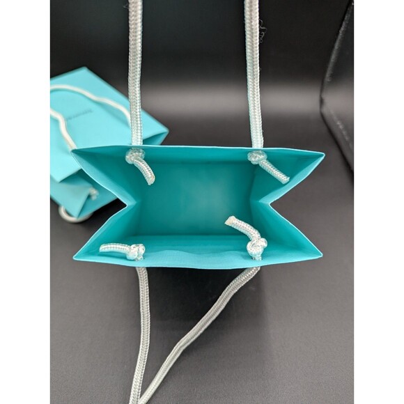 Tiffany & Co. Lot of 2 Paper Shopping Gift Bag 6" x 5" x 3" - Picture 6 of 7